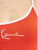 Karl Kani Tops sans manche Small Signature Asymmetric rouge